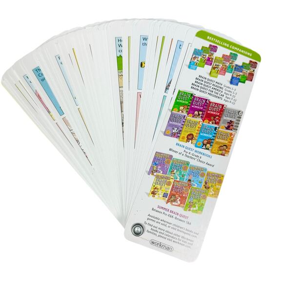 Brain Quest for Ages 4-5, Pre-school Smart Cards, Revised 4th Edition, 2 decks - Picture 4 of 8